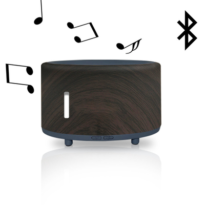 加湿器アロマセラピーの精油の拡散器を変える超音波USB Bluetooth音楽スピーカー7 LED多彩なライト